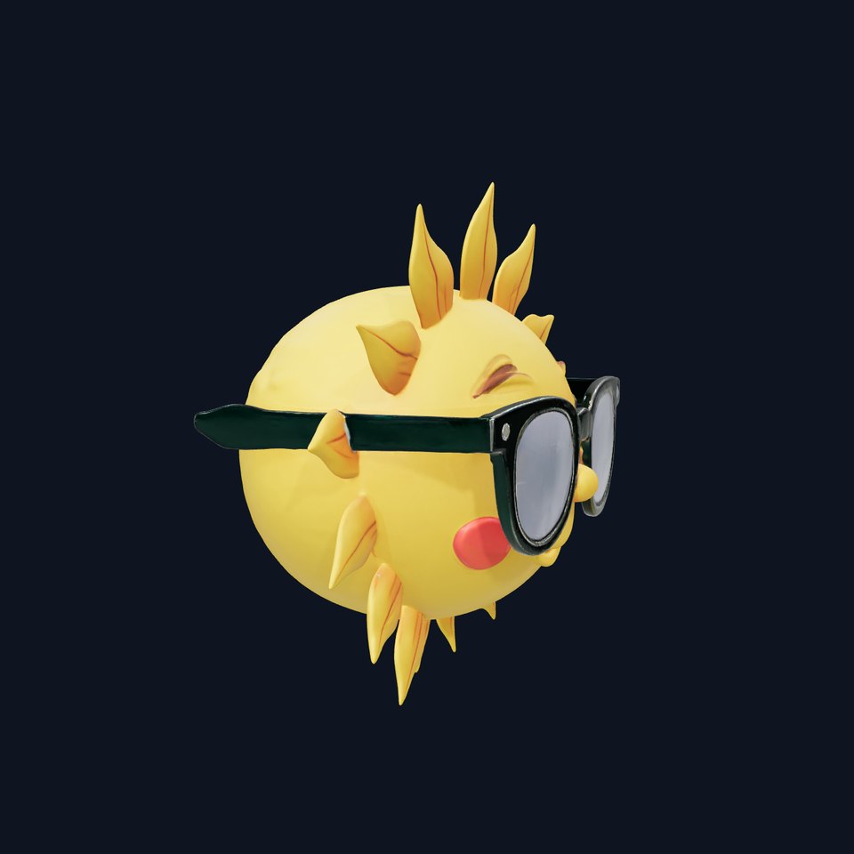 Sunny Smiley Sun model pack